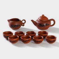 Keramik çay dəsti “Əjdaha”, 10 parça